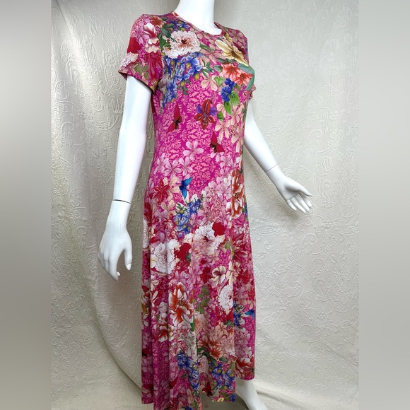 Johnny Was The Janie Favorite Short Sleeve Frame Dress - Picture 3 of 15